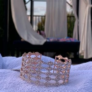 Cézanne EXQUISITE Rhinestone & Rose Gold Cuff